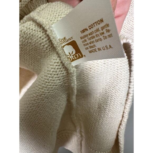 VTG Sutter & Grant Sweater L Embroidered Whitetail Deadstock 80s USA Made - Picture 9 of 10